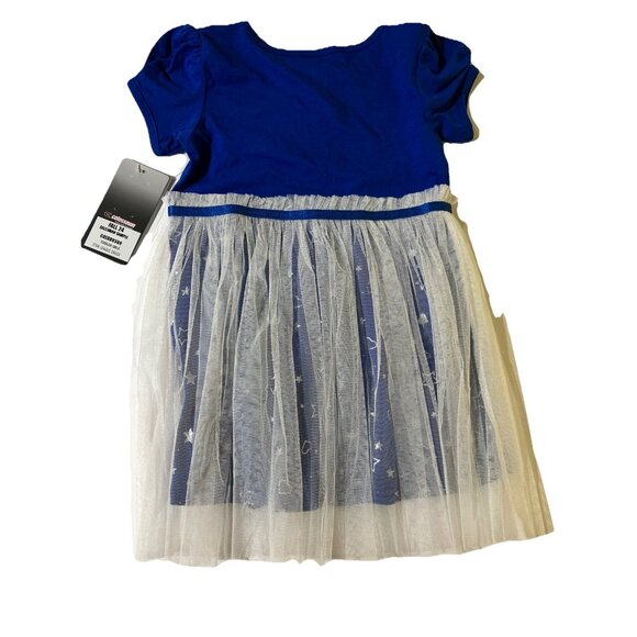 NEW Pitt Panthers Colosseum Star League Tulle SS Blue Dress Toddler 3T - Picture 6 of 7
